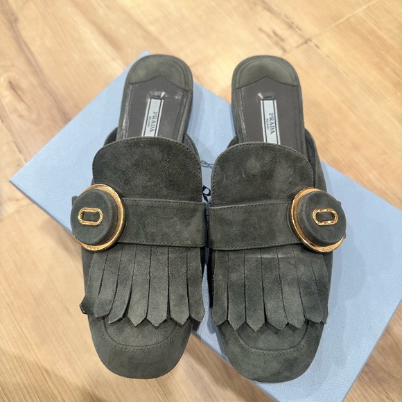 Prada Suede Loafers - Picture 3 of 14